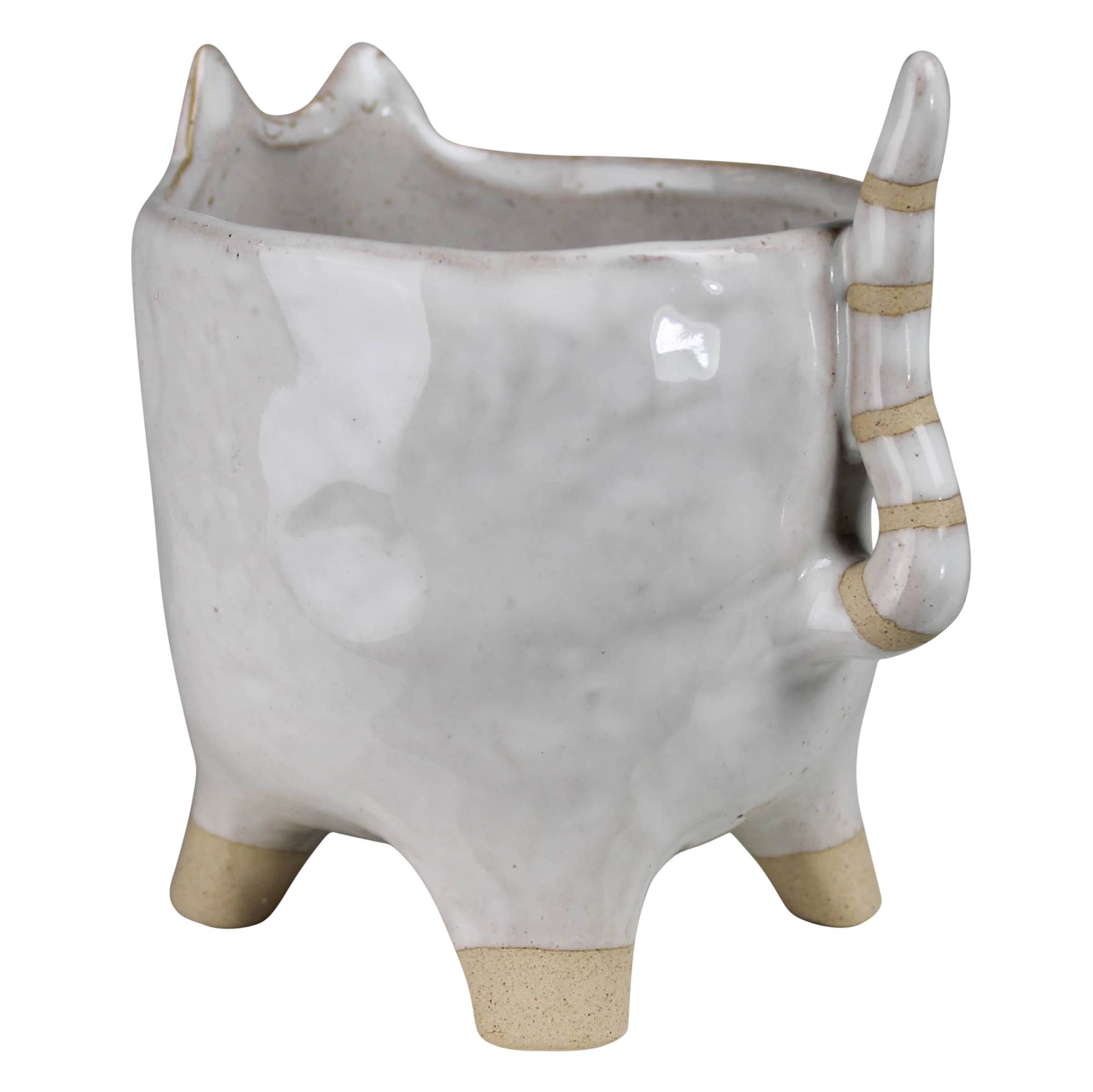 HomArt - Wholesale Plant Pot - Cat Cachepot, Ceramic1