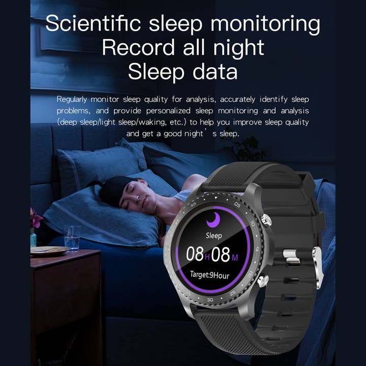 Italian Luxury Group - Wholesale Wrist watch – Men's - Luxury Navy Seals Business Sport Health Monitoring Smartwatch Bloutooth Calls Body Temperature5