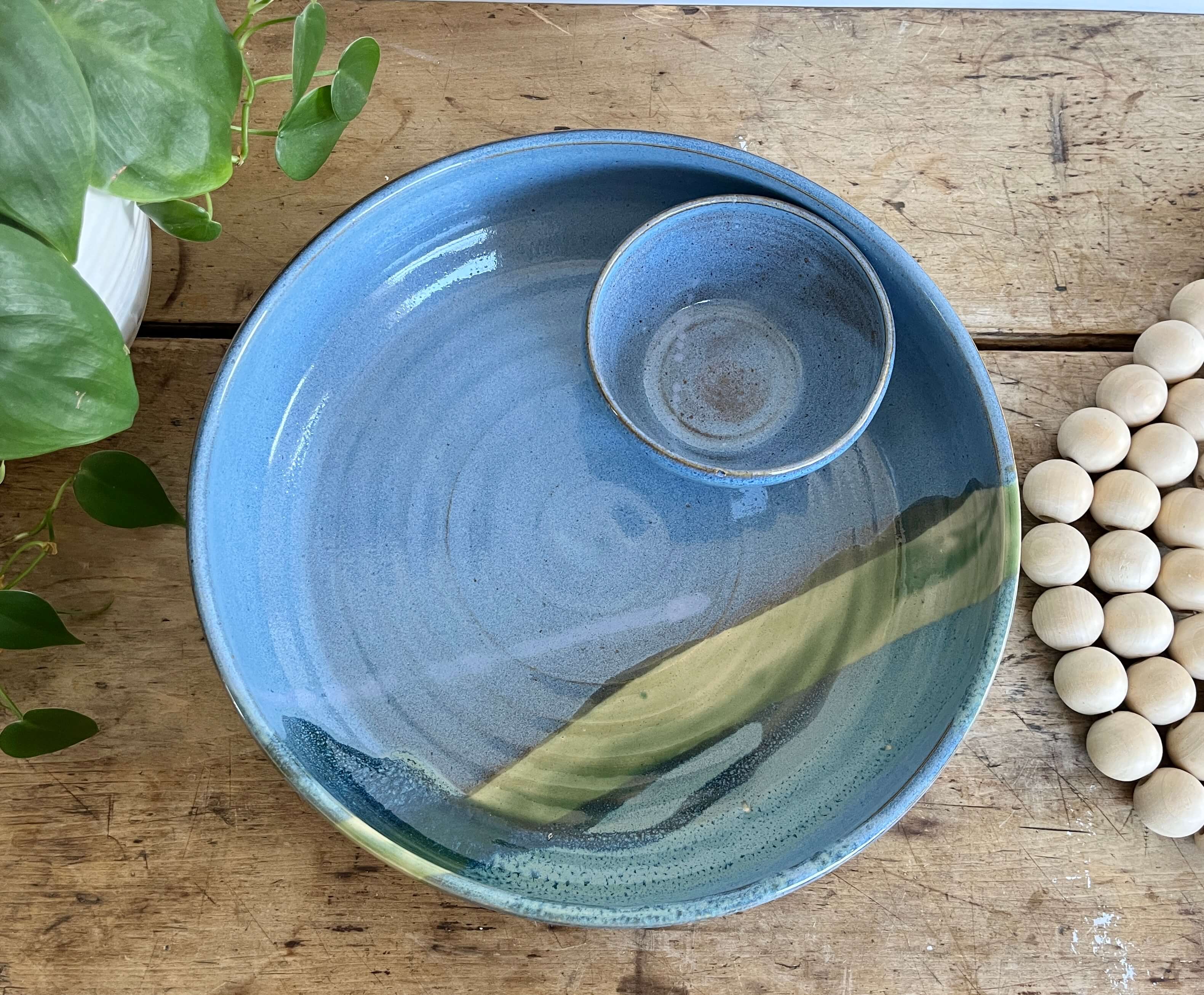 Coastal Clay Co. - Wholesale Serve Bowl - Large Chip And Dip Bowl Large Summer Party Bowl4