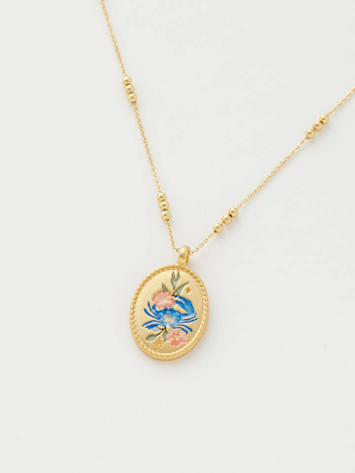 The Zodiac Necklace - Cancer for wholesale by Fable England