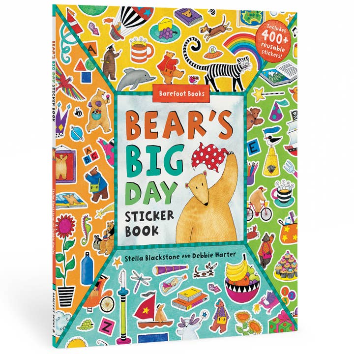 Carnet d'autocollants Bear's Big Day pour la vente par Barefoot Books