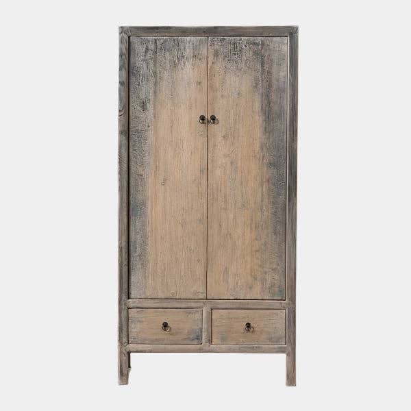 Colin Elm Armoire for wholesale by Canggu Home