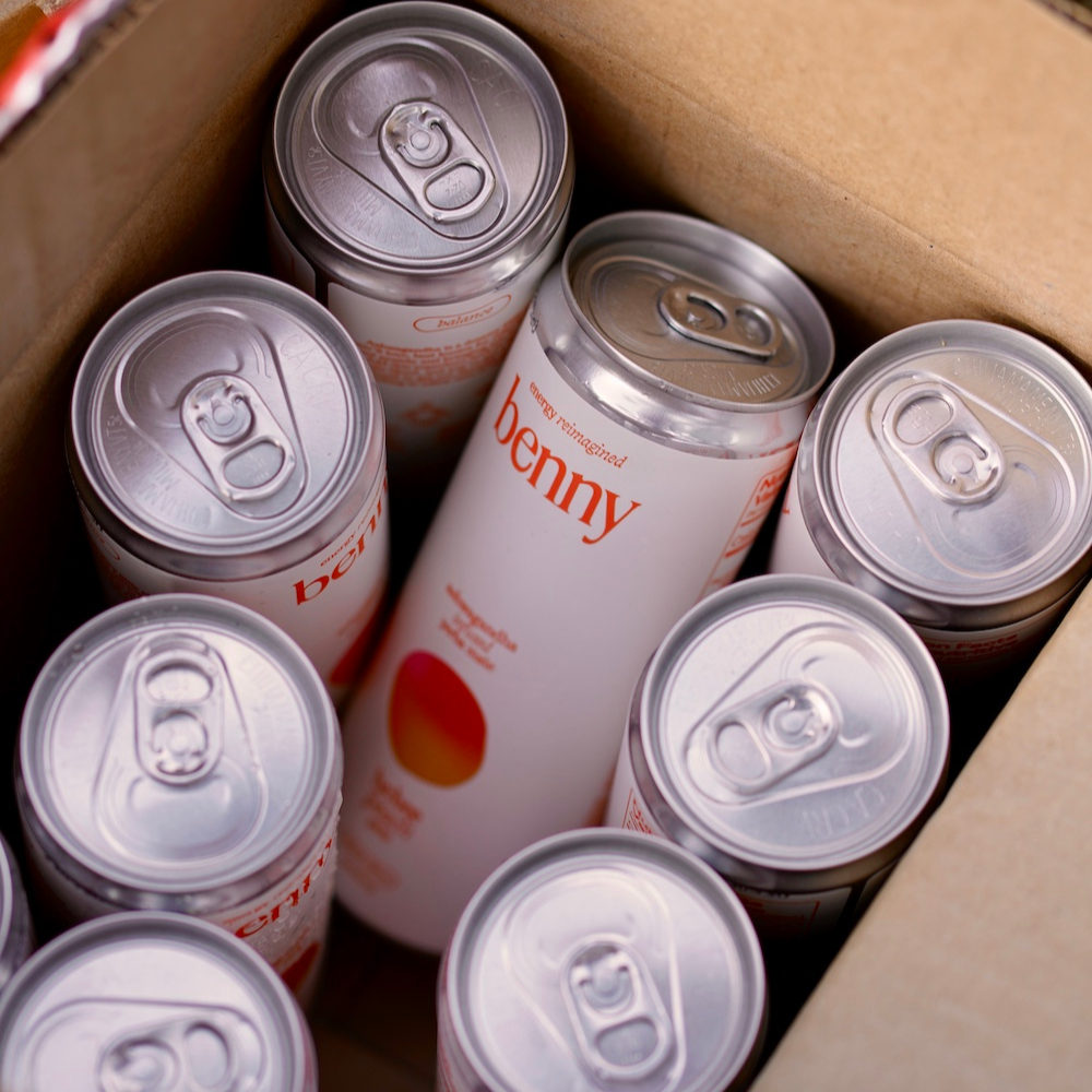 Benny - Vente Apéritifs sans alcool/mocktails - Boisson énergisante yerba mate pêche litchi Benny2