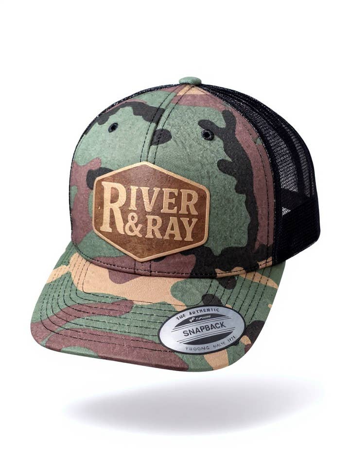 YP 6606 - Casquette trucker - Logo River & Ray - Camouflage pour la vente par River and Ray