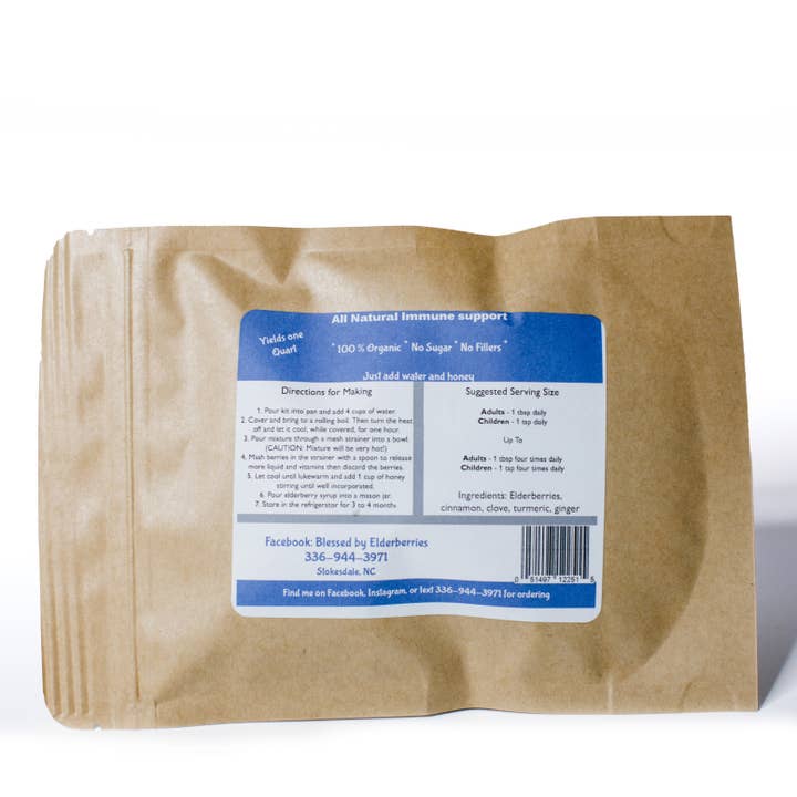 Blessed by Elderberries - Wholesale DIY Drink Kit - DIY Elderberry Syrup Kits1