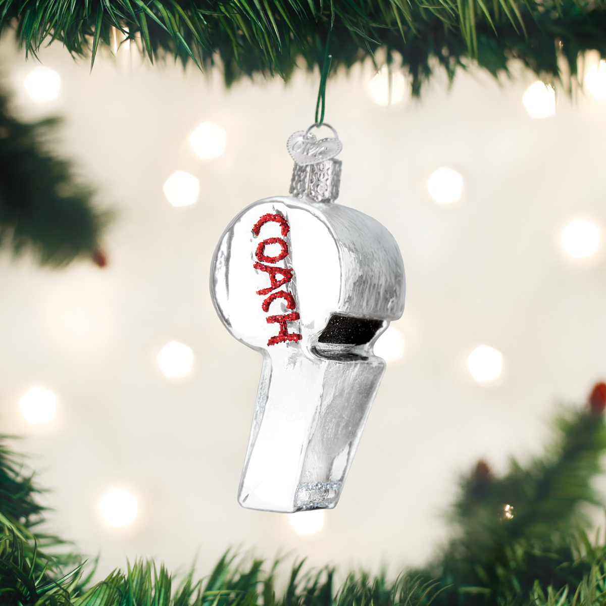 Old World Christmas - Wholesale Ornament - Coach's Whistle Ornament0