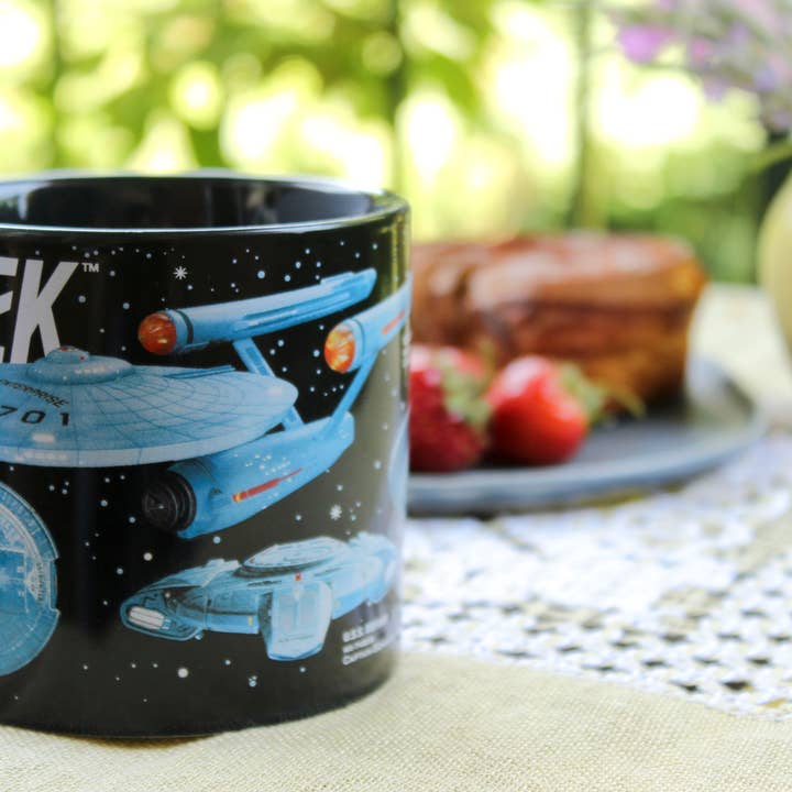 Unemployed Philosophers Guild - Wholesale Coffee Mug - Starships of Star Trek Coffee Mug
