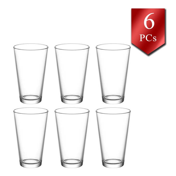 Prisme Tempered Glass Tumblers - Set of 6