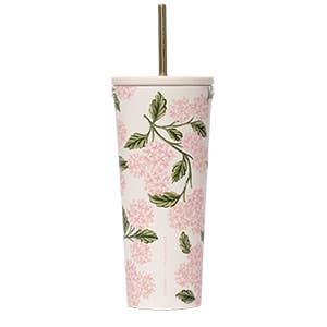 Cold Cup - 24oz Rifle Paper - Pink Hydrangea for wholesale by CORKCICLE