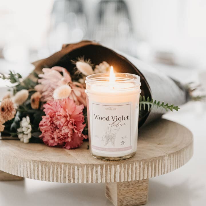 Natura Soylights - Wholesale Jar/Filled Candle - Marketplace Jar-Spring