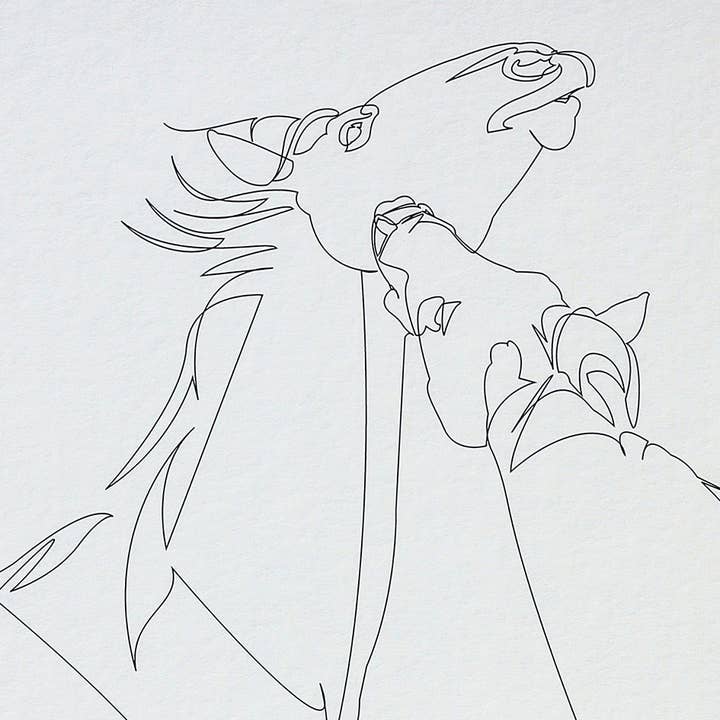 Cosette et les lys - Wholesale Art Print - Memento vivere — Fine art illustration — A3 print2