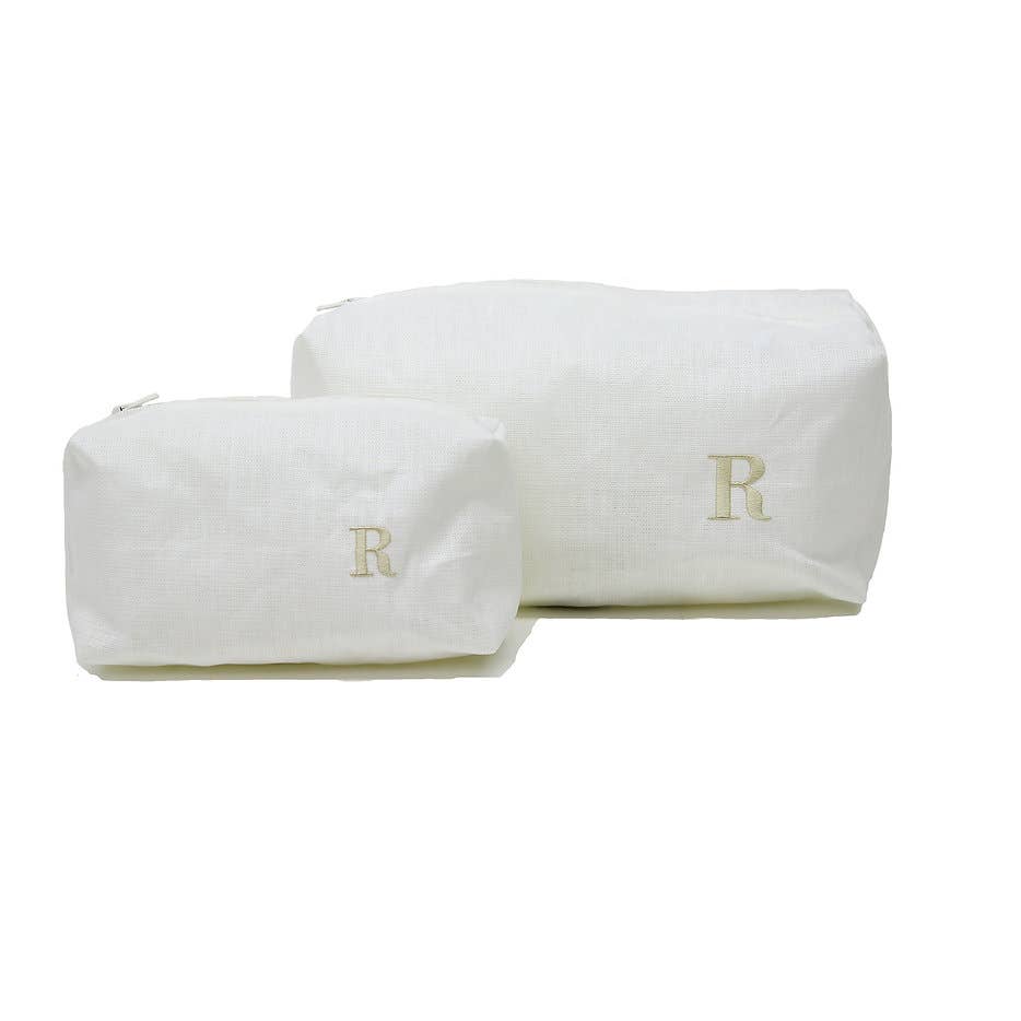 Giardino Segreto – bolsa de maquilhagem e cosméticos por atacado – Conjunto personalizável de nécessaire de linho com resistência a manchas0