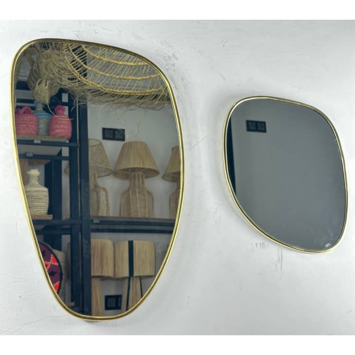 Mikwi - Wholesale Wall Mirror - Irregular Golden Mirror, Gold Mirror, Brass Mirror, Mirror1