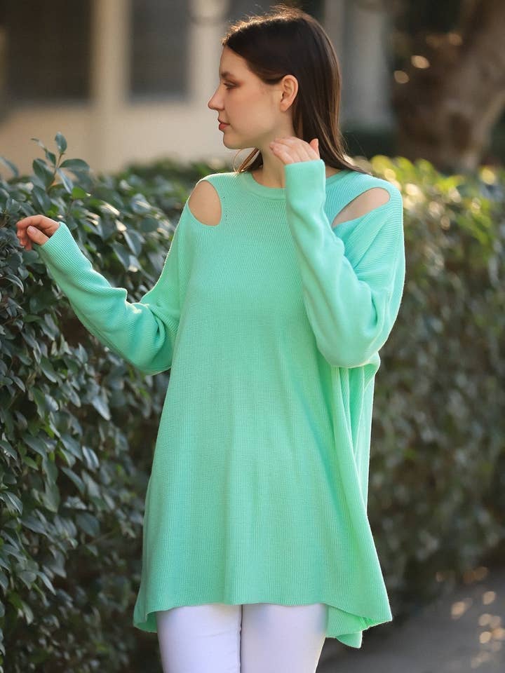 LANG STRIKTRØJEKJOLE for engroshandel hos Cloth Cube