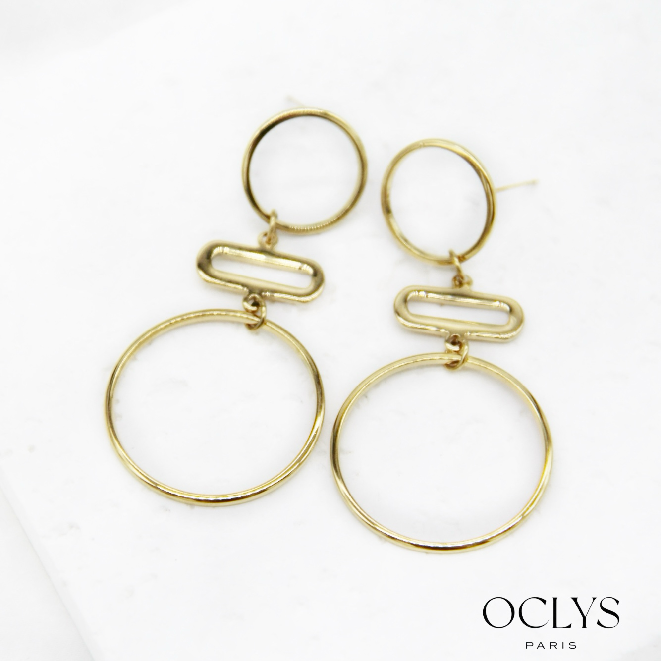 Oclys - Wholesale Dangle Earrings - Elena stainless steel drop earrings0