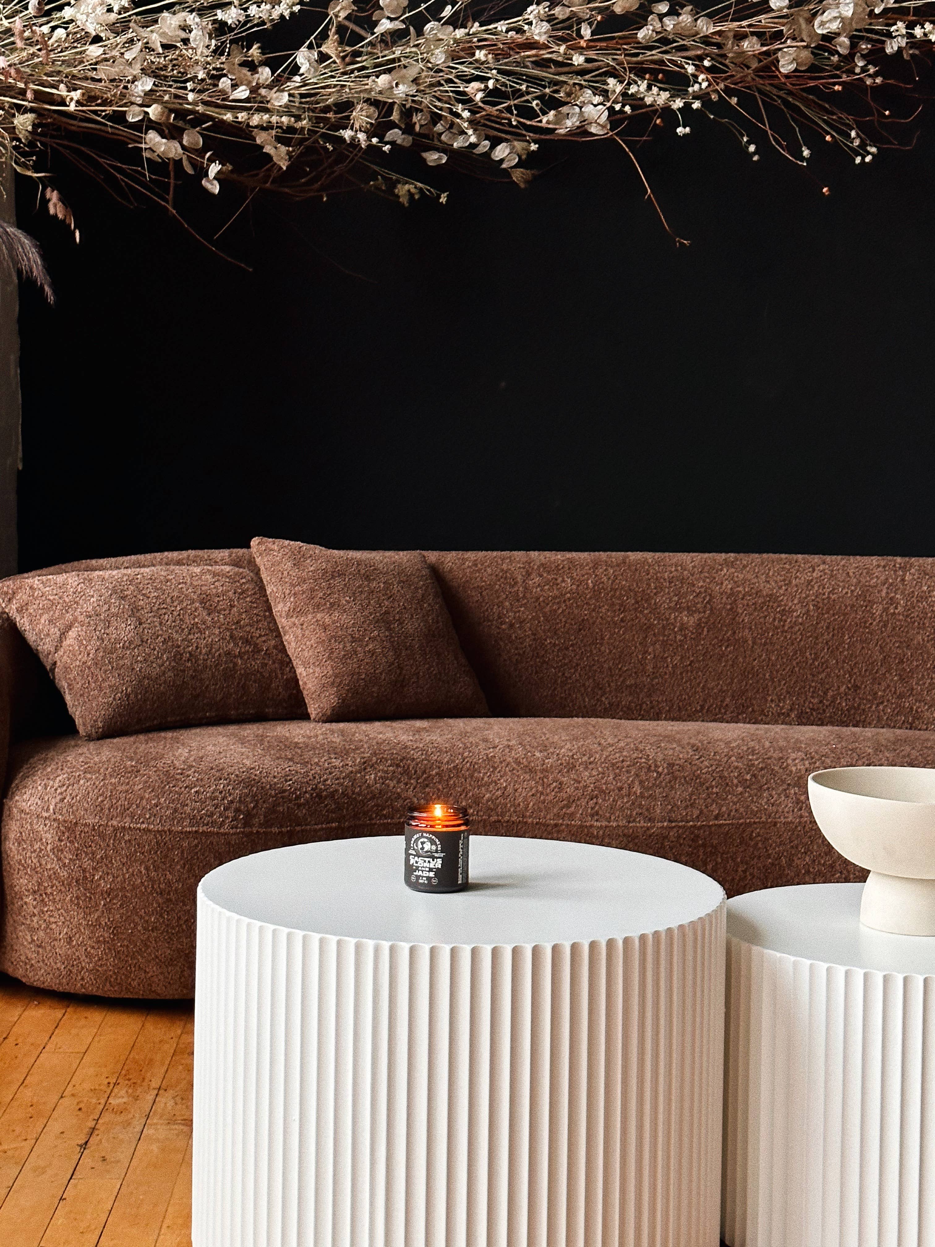 Project Happiness Candle Co. - Wholesale Jar/Filled Candle - Cactus Flower and Jade Soy Candle - 8oz | Valentines Day 9