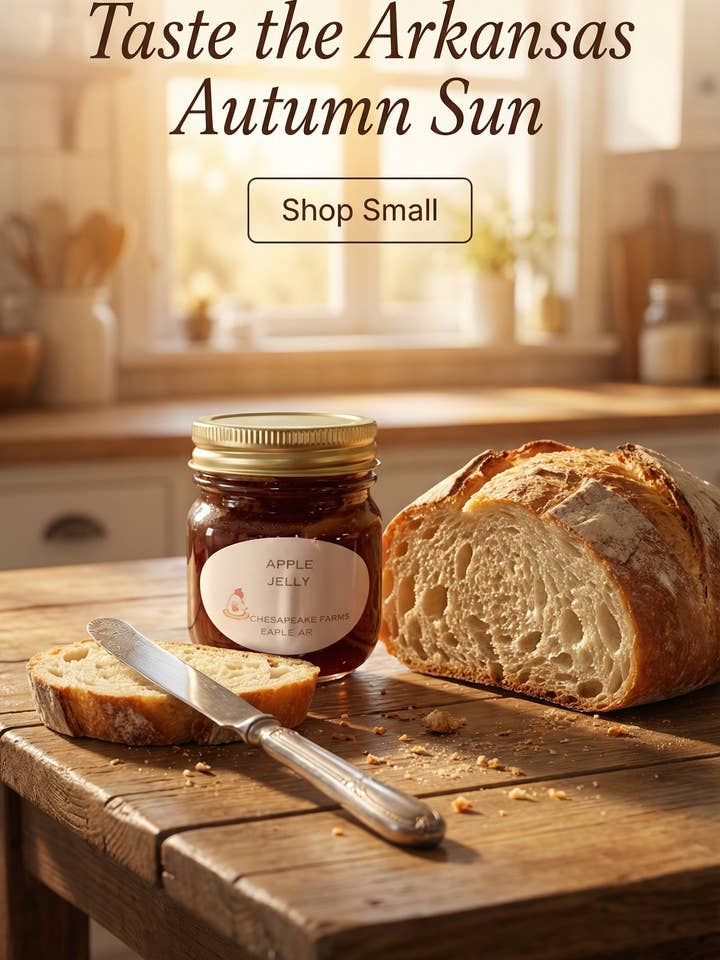 Bio-Apfelgelee, 8 oz für den Großhandel von Chesapeake Farms LLC