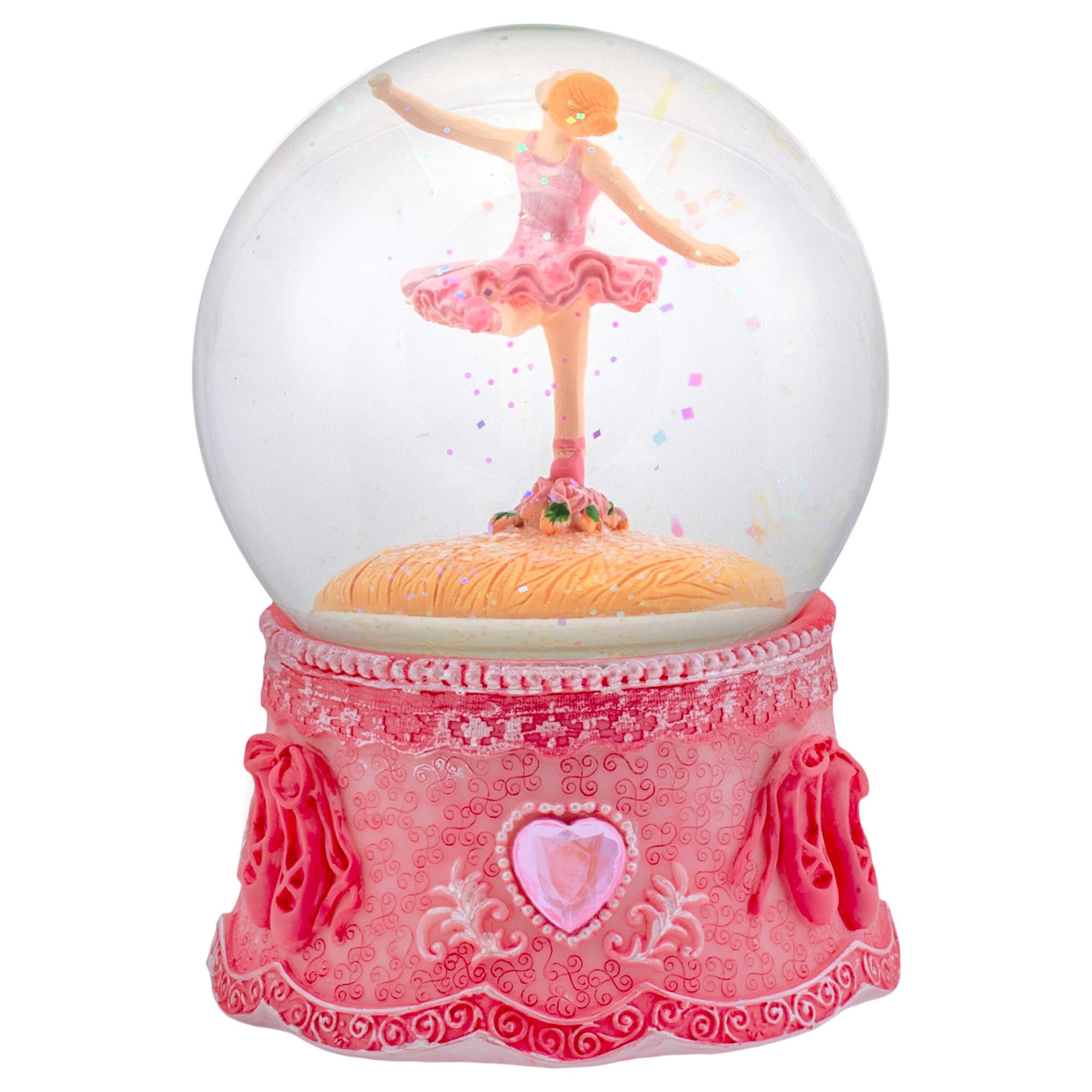 EAST AVENUE - Wholesale Snow Globe - Dancing Ballerina Rotating 100mm Musical Snow Globe3