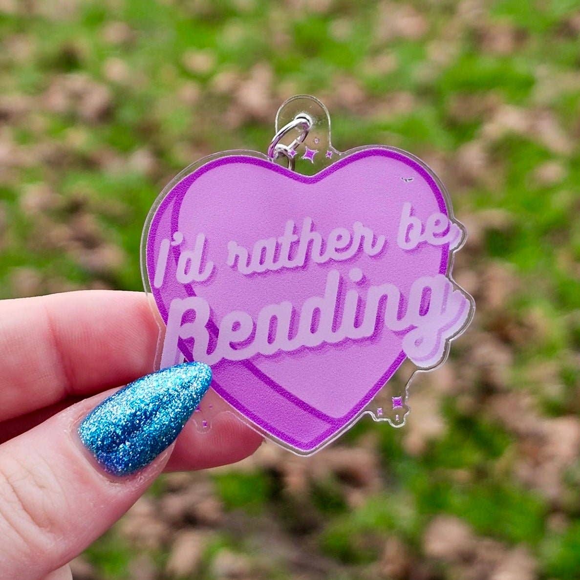 Awfullynerdy.co - Wholesale Keychain – Women's - I’d Rather Be Reading Keychain