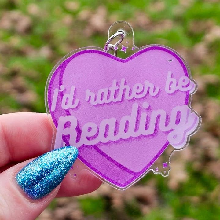 Awfullynerdy.co - Wholesale Keychain – Women's - I’d Rather Be Reading Keychain0