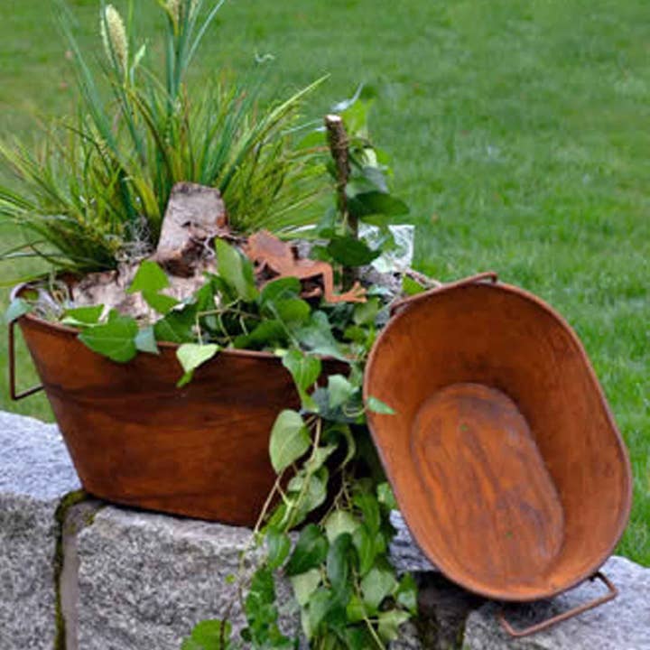 Rostikal - Wholesale Plant Pot - Rust decorative plant trough | Edelrost garden decoration metal bucket2