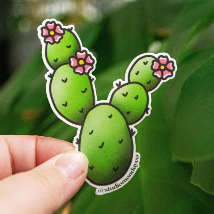 Cactus Sticker for wholesale by Solluna Bloom