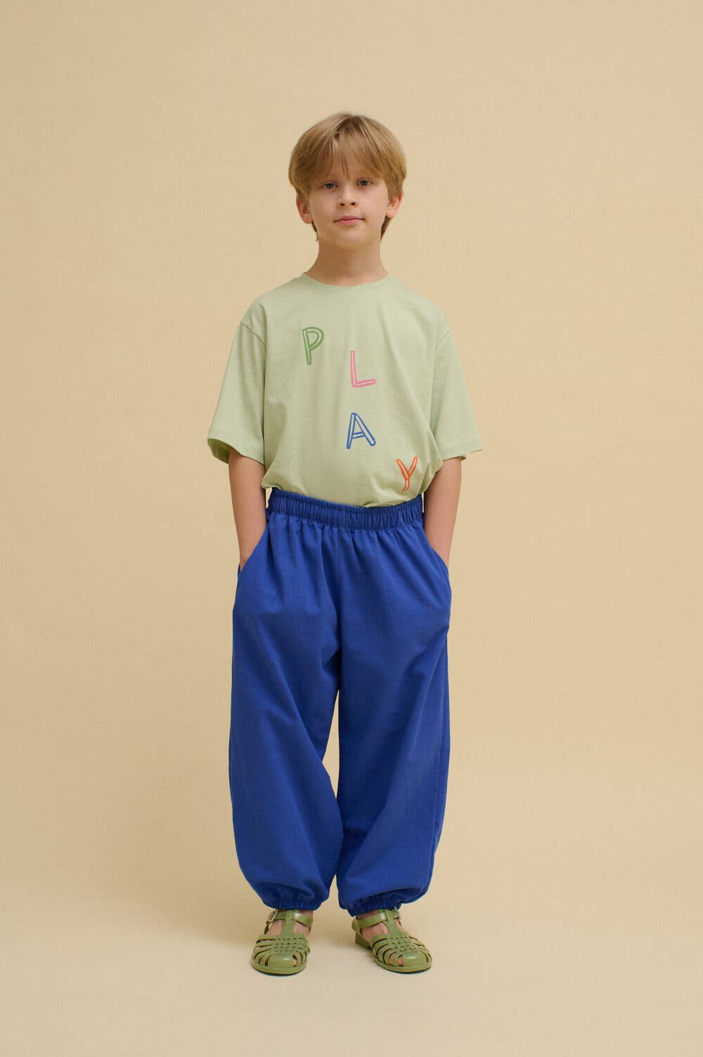 Blue BALLOON PANTS for wholesale on Faire