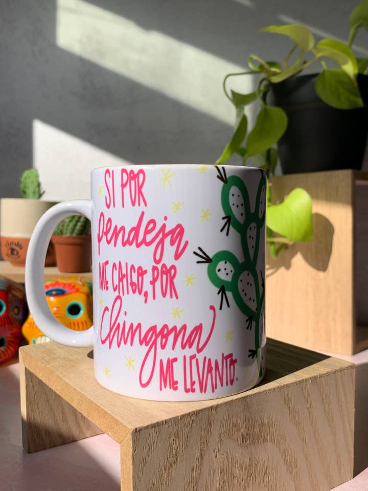 Por Chingona Mug by Very That | Full Color Mug | Chingona | for wholesale by Very That