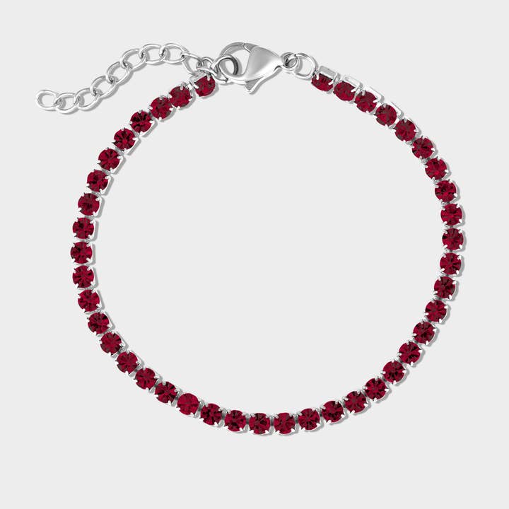 WJW – wholesale Tennis bracelet – Stainless Steel Birthstone Tennis Bracelet5