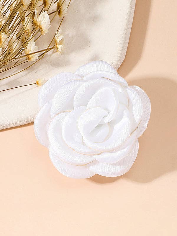 VividLux - Wholesale Brooch - Solid Color Three-Dimensional Flower Brooch Accessories13