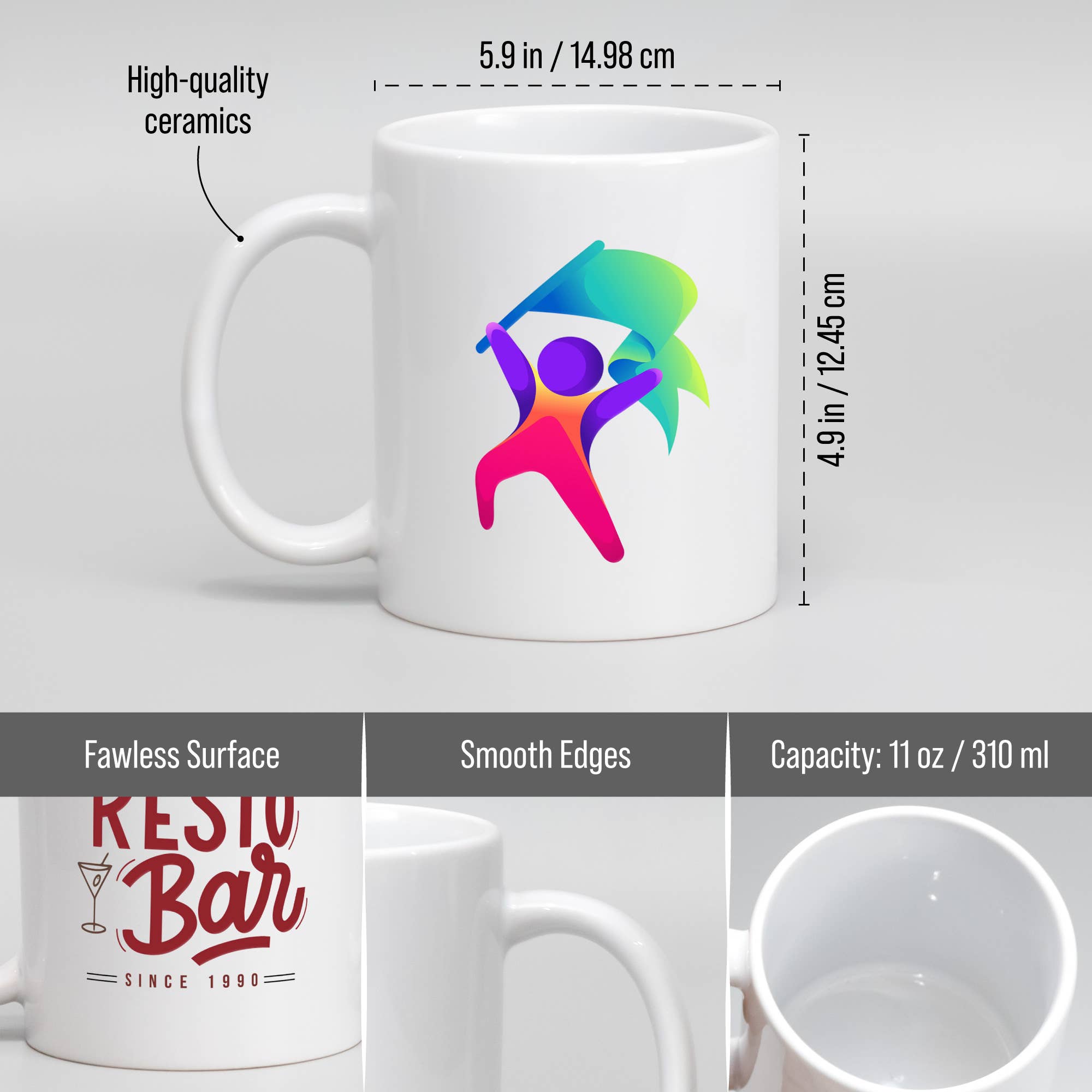 Famgraving - Wholesale Coffee Mug - Personalized Promotional Business Branded Logo Ceramic Mugs2