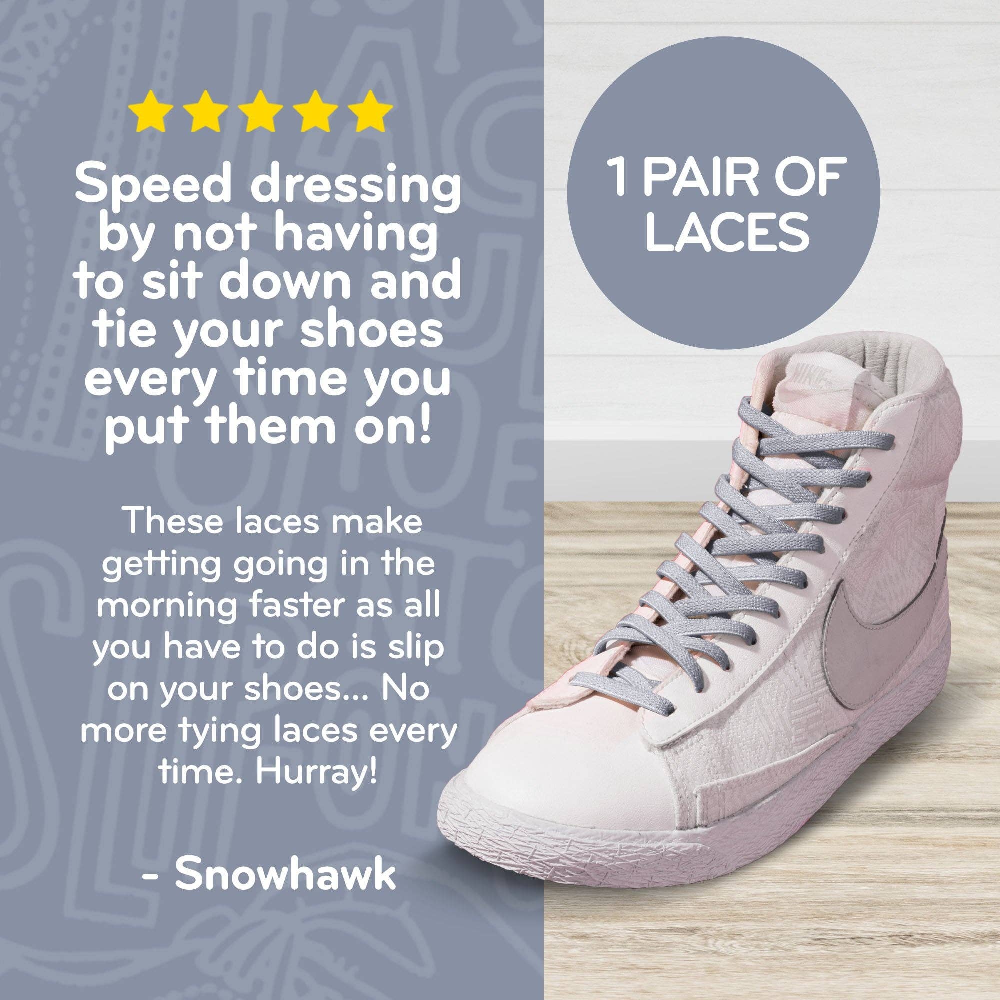 The Original Stretchlace - Vendita all'ingrosso Lacci per scarpe - Unisex - Lacci per scarpe elastici piatti37