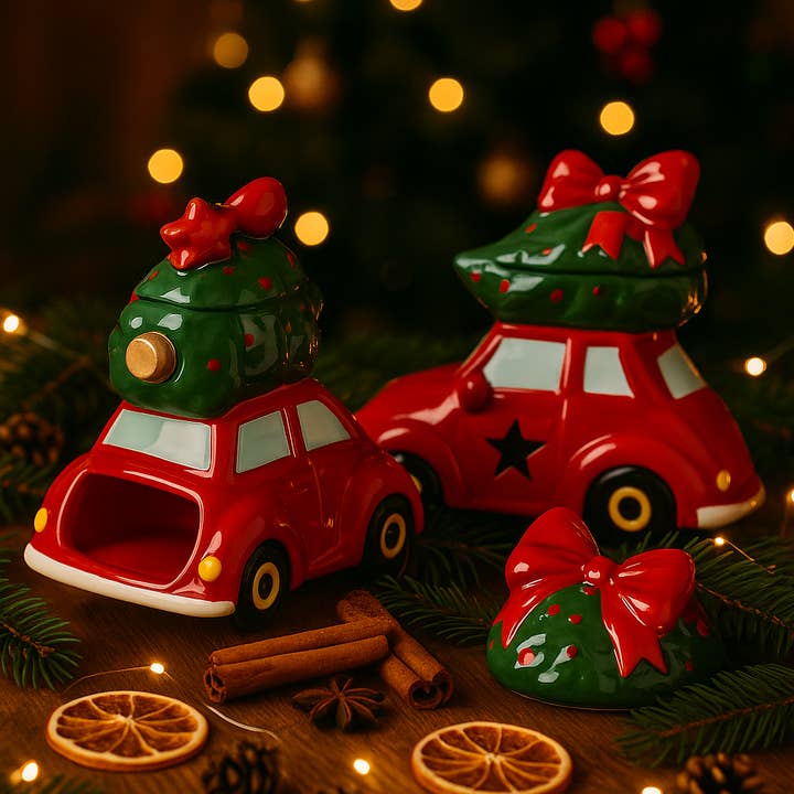 Christmas car burner with tree for wholesale by Cirabella-Sensaura srl