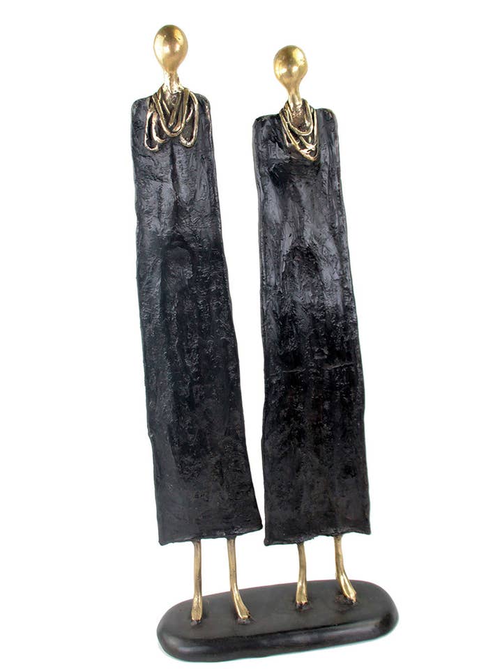 Flat couple 55 cm black for wholesale by Lafi Bala