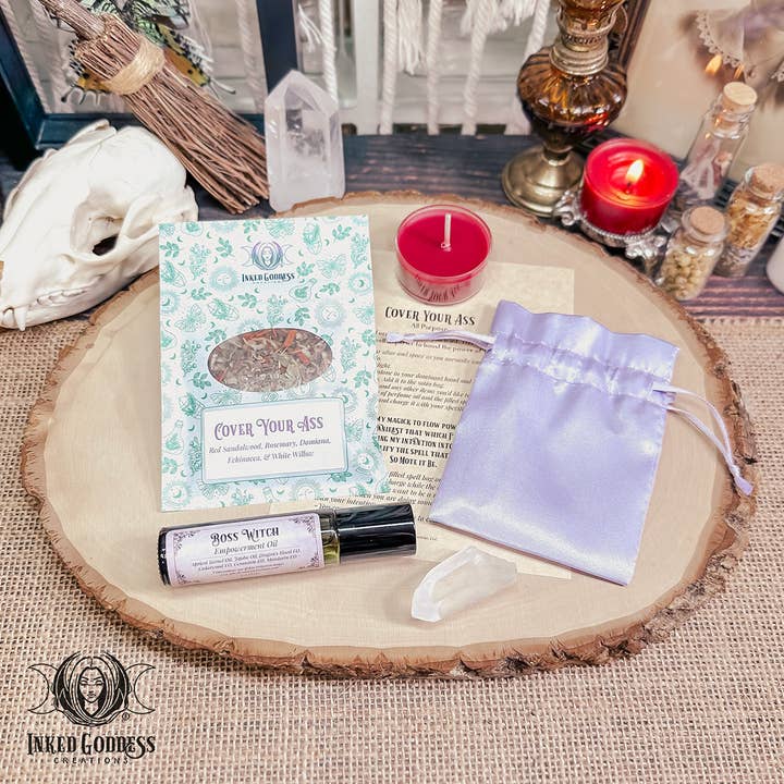 Cover Your Ass Spell Kit- All Purpose Magick for wholesale by Inked Goddess Creations