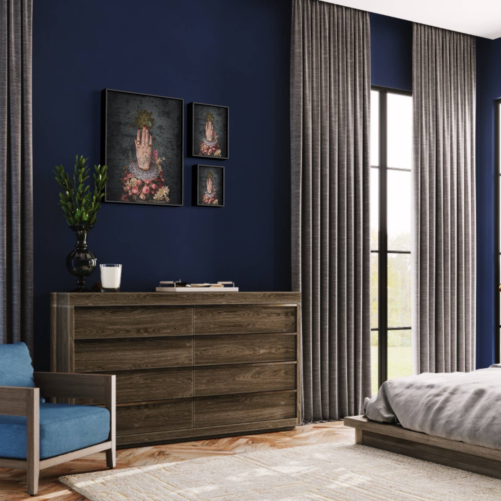 Voglio Bene - Vente Affiche d'art - AFFICHE A3 MANO PODEROSA1