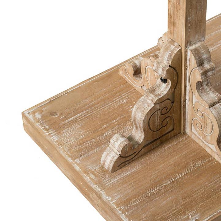 A&B Home Group Inc. - Wholesale Free-standing shelf - 54x15.5x28" Wooden Shelf - Brown5