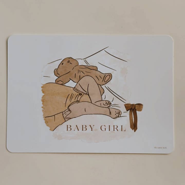 the name nest – wholesale Baby announcement card – Hospital birth detail card3