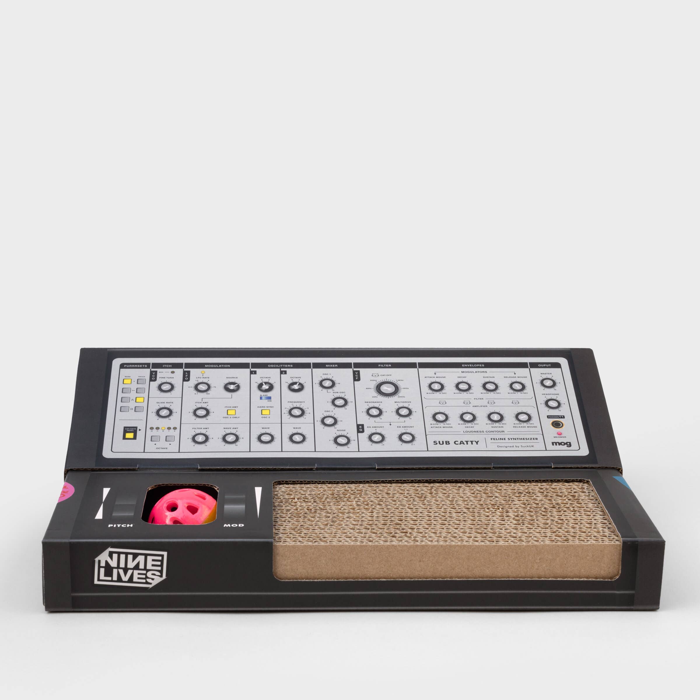 SUCK UK Ltd - USA - Wholesale Pet Scratcher - Cat - Cat Scratch Synthesizer1