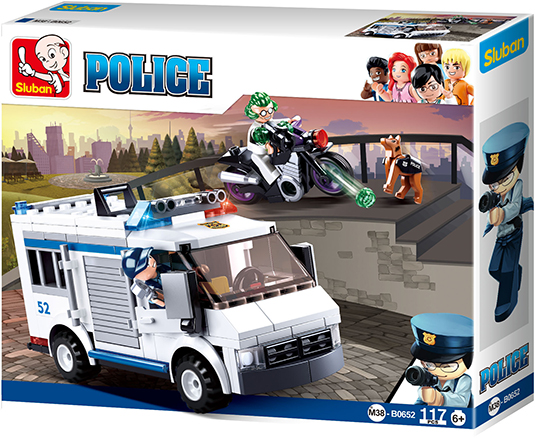 Sluban Europe BV - Wholesale Toy Set - Kids - M38-B0652//Police prisoner transport1