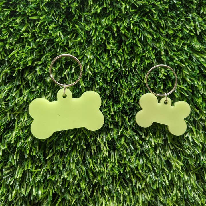 IT GLOWS - Wholesale Pet Identification Tag - Dog - Glow in The Dark Pet Tags/GloPetTag/Dog ID Pet tags/Cat ID Pet Tags/Pet Gift/Engraved Pet tags/Pet name Tag/ID Tag/Glow Key Fob1
