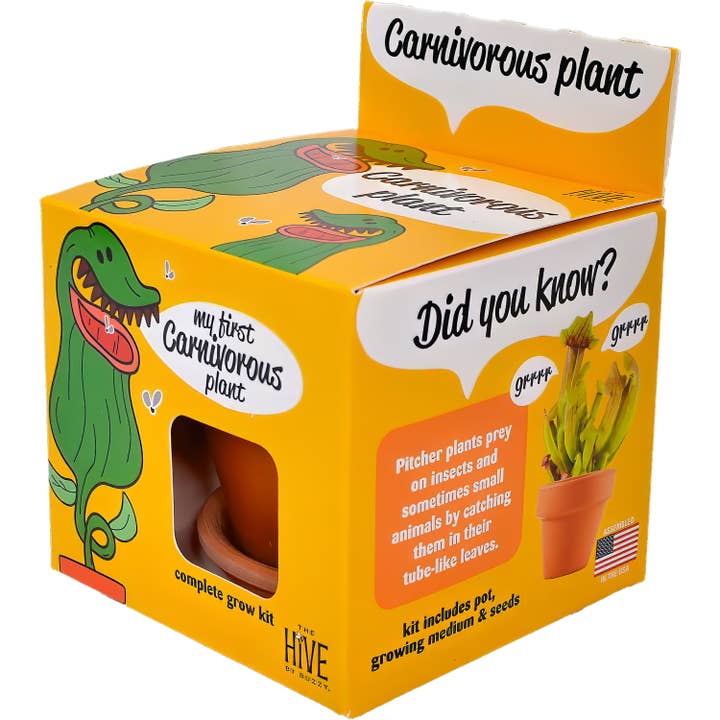 Buzzy Seeds Grow Gifts - Wholesale Plant Seeds - Exotic Carnivorous Plant Grow Kit – Unique Indoor Gift2