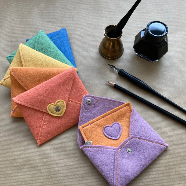 Thistledown Kind - Wholesale Classic Toy - Kids - Little Love Letters Felt Play Stationary - Rainbow Intro Set