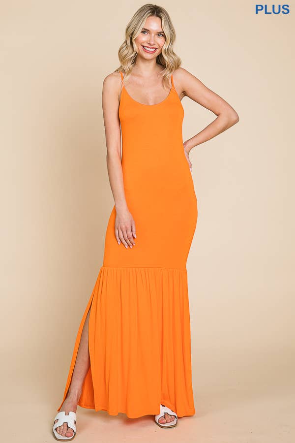 Culture Code - Wholesale Dress - Women's - CAD1036X - CAMI MAXI DRESS OPEN SLIT16