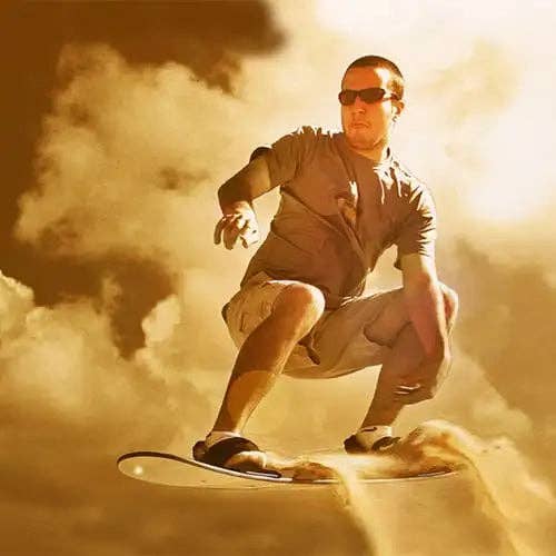 Venomous Sport 121cm – Free Ride Sandboard With Foot Straps and Wax for wholesale by Sunset Desert Gear