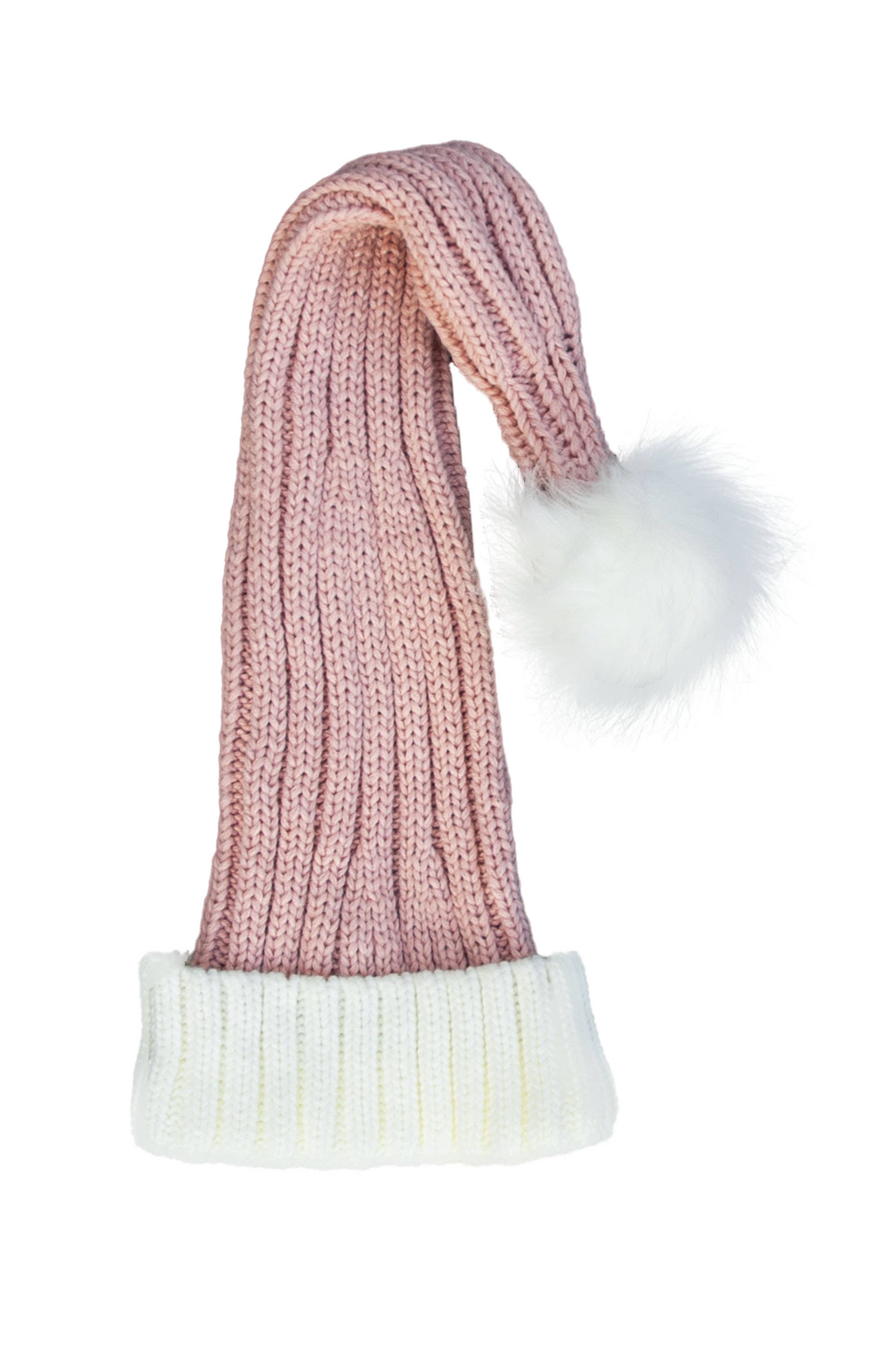 Snazzy Santa - Wholesale Beanie - Unisex - Coarse Knitted Santa Hat - Pink0