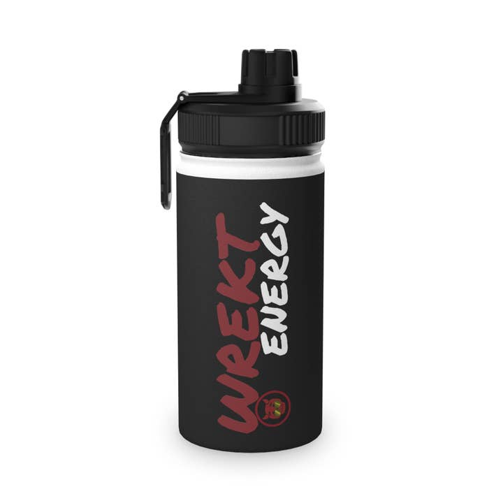 Wrekt Energy Stainless Steel Water Bottle for wholesale by CptMaxWinters