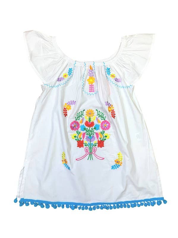 Unik - Wholesale Dress - Kids - Infants and Little Girls Traditional Mexican Embroider12-24M2