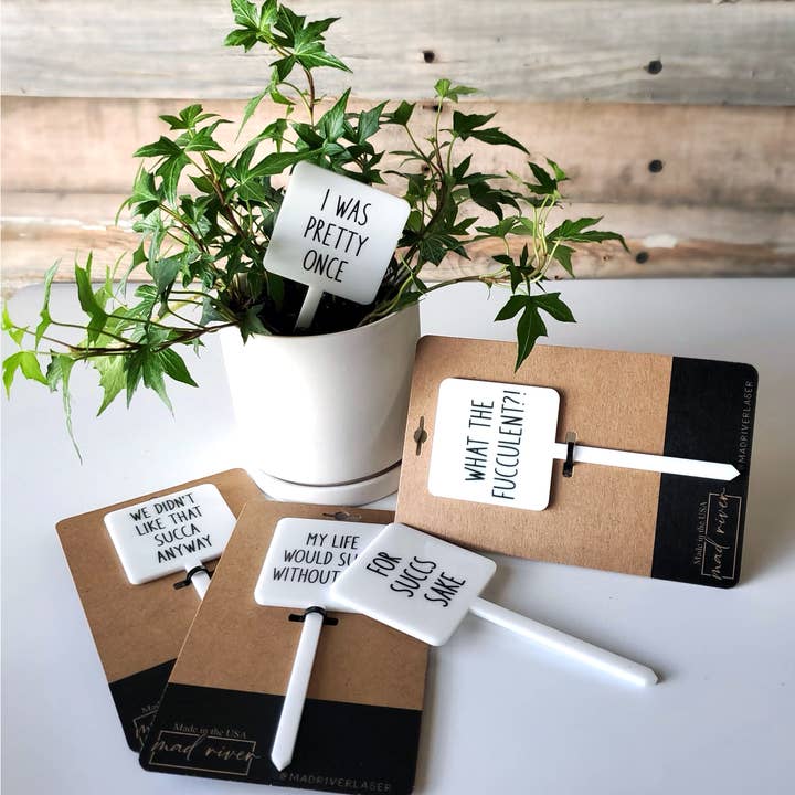 Mad River - Wholesale Garden/Lawn Stake - Snarky Plant Marker Stake - Happy Birthday