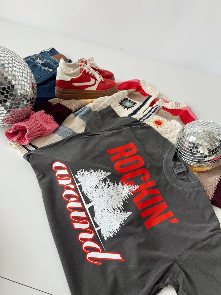 Rockin' Around Tee for wholesale by Jules Co